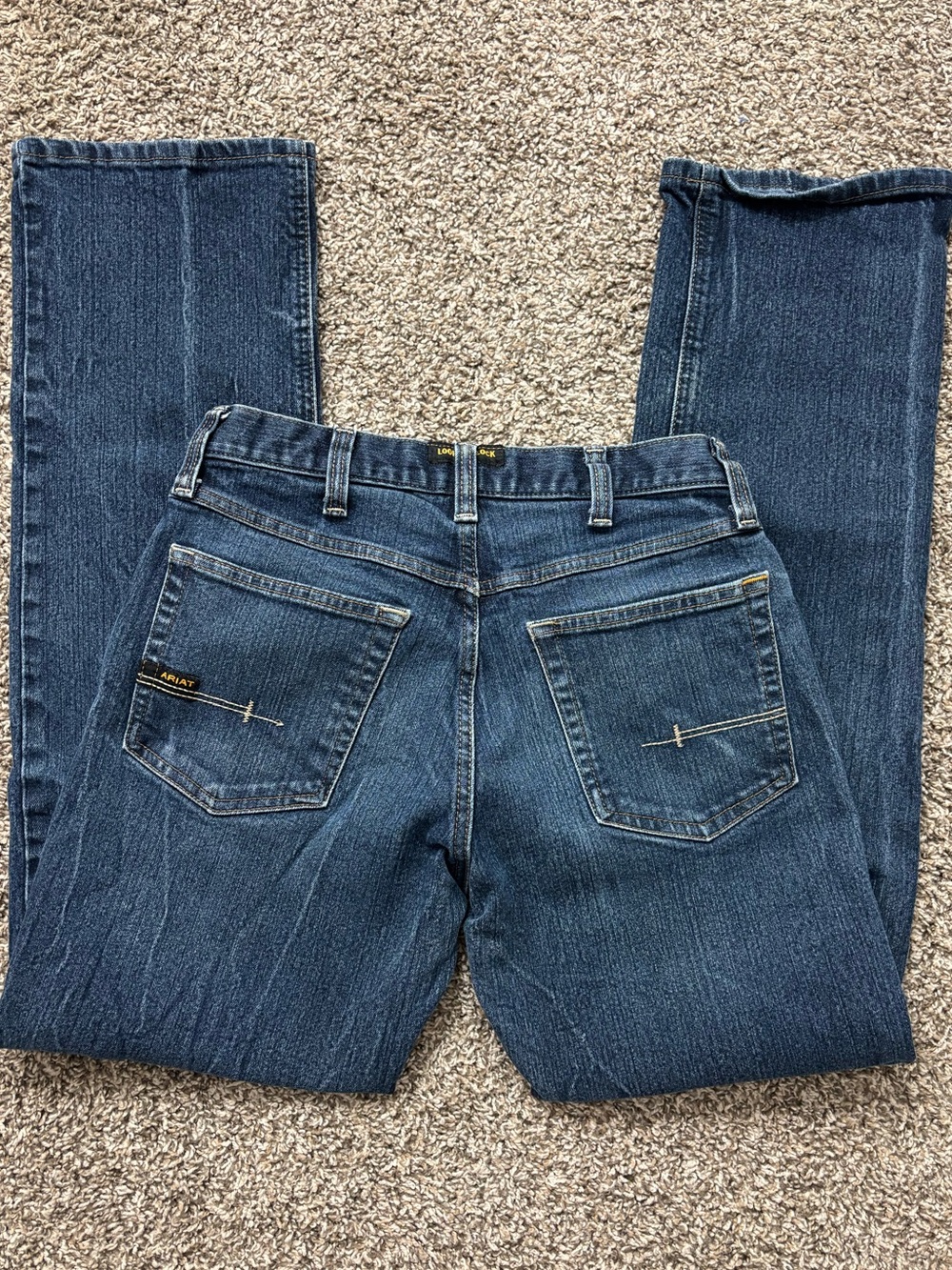 Ariat Men's M5 Rebar Slim Straight Denim Jeans - Workwear Utility Style 31x34